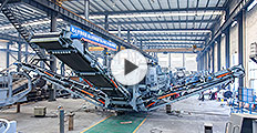 Commissioning site of crawler mobile crusher in Jiangsu Province, Southern China 